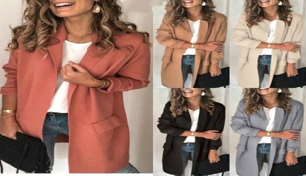 turn down collar suit jacket women 2020 autumn solid lapel slim fit jacket ladies office coat cardigan 8203712, Black;brown
turn down collar suit jacket women 2020 autumn solid lapel slim fit jacket ladies office coat cardigan 8203712, Black;brown