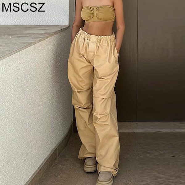 women s pants s in cargo elastic waist baggy woman autumn winter fashion loose casual parachute khaki grey 230808, Black;white
women s pants s in cargo elastic waist baggy woman autumn winter fashion loose casual parachute khaki grey 230808, Black;white