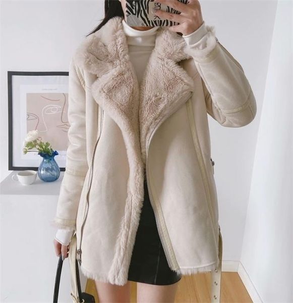 women's fur faux style women's double-sided coat with fur lamb hair european and american ps velvet 2209245919211, Black
women's fur faux style women's double-sided coat with fur lamb hair european and american ps velvet 2209245919211, Black