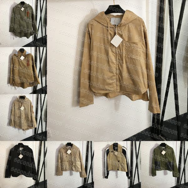 designer women jacket spring jacket with letter casual style women windbreaker windproof hooded windbreaker, Black;brown
designer women jacket spring jacket with letter casual style women windbreaker windproof hooded windbreaker, Black;brown