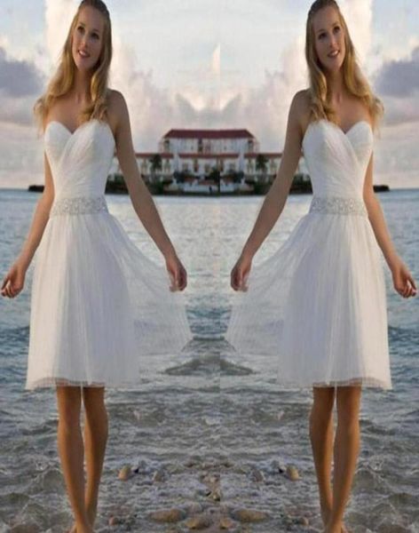 new sweetheart rhinestone tulle short casual beach aline wedding dresses bridal gowns custom made under 10072359787910805, White
new sweetheart rhinestone tulle short casual beach aline wedding dresses bridal gowns custom made under 10072359787910805, White