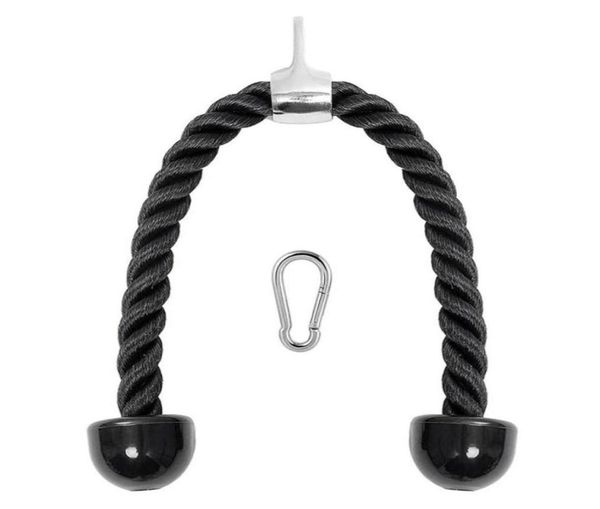 heavy duty tricep rope 27in pull down fitness cable attachment machine coated nylon rope with snap hook25081089600808
heavy duty tricep rope 27in pull down fitness cable attachment machine coated nylon rope with snap hook25081089600808