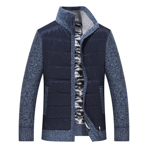 men's sweaters winter men's fleece cardigan fashion patchwork warm knitted sweater coat thick stand collar knit cardigan men casua, White;black
men's sweaters winter men's fleece cardigan fashion patchwork warm knitted sweater coat thick stand collar knit cardigan men casua, White;black