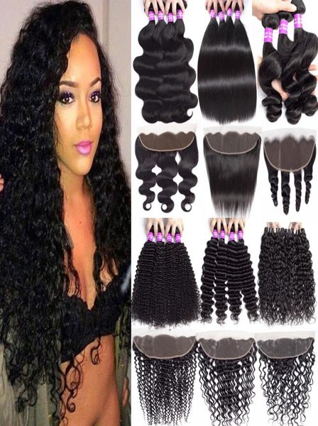 9a brazilian virgin hair bundles with closure 13x4 ear to ear lace frontal straight deep wave curly human hair bundles with lace f3477221, Black
9a brazilian virgin hair bundles with closure 13x4 ear to ear lace frontal straight deep wave curly human hair bundles with lace f3477221, Black