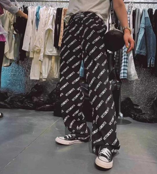full s pants men women streetwear s straight pants fabric vtm trousers kz538 q08014672501, Black;white
full s pants men women streetwear s straight pants fabric vtm trousers kz538 q08014672501, Black;white