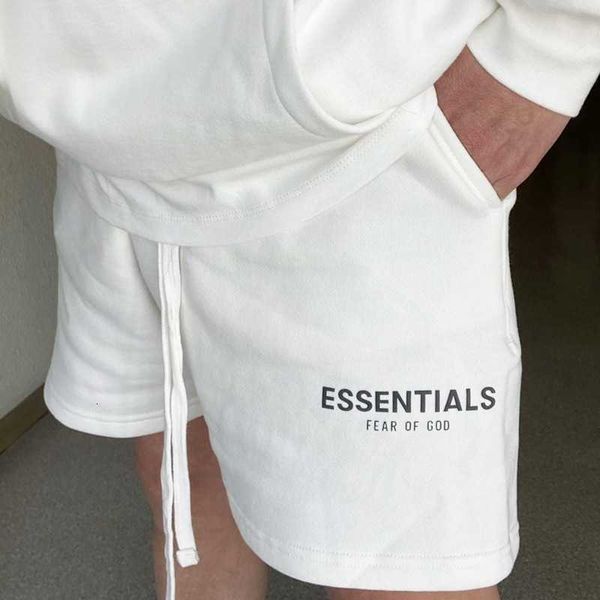 tested esential double thread plush shorts high street casual reflective drawstring sports couple capris, Black
tested esential double thread plush shorts high street casual reflective drawstring sports couple capris, Black