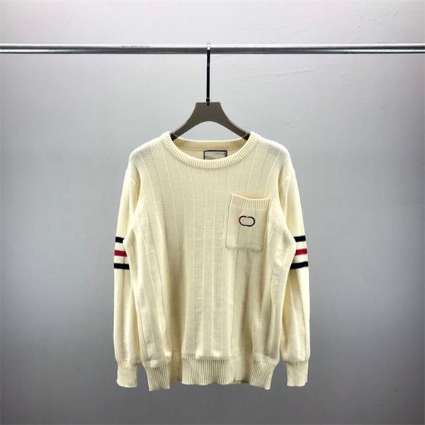 2023 autumn and winter pullover long-sleeved fashion sweater for men and women the same classic black and white sweater 12c1m1, Black;brown
2023 autumn and winter pullover long-sleeved fashion sweater for men and women the same classic black and white sweater 12c1m1, Black;brown
