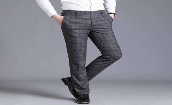 formal pants men 2020 business casual slim fit long trousers england classic plaid office suit pants wedding5371255, White;black 
formal pants men 2020 business casual slim fit long trousers england classic plaid office suit pants wedding5371255, White;black