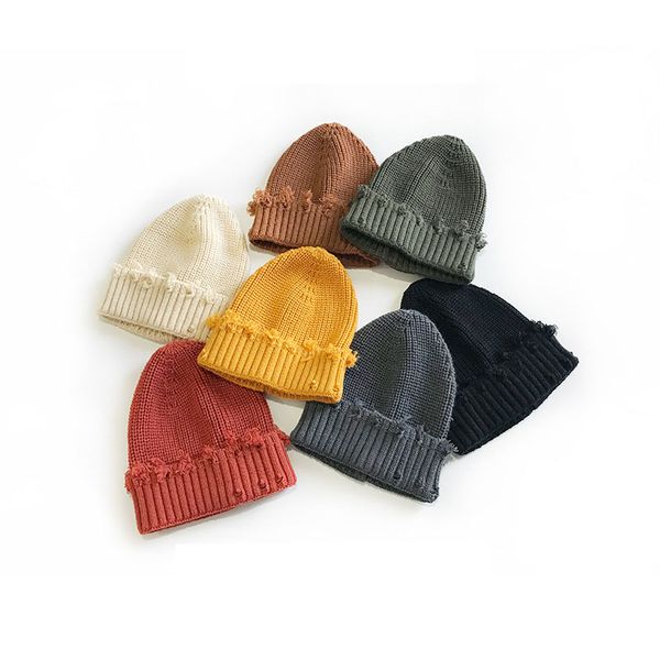 m595 new autumn winter kids knitted hat solid color broken design skull caps children knitted beanies big boys girls warm hats, Yellow
m595 new autumn winter kids knitted hat solid color broken design skull caps children knitted beanies big boys girls warm hats, Yellow