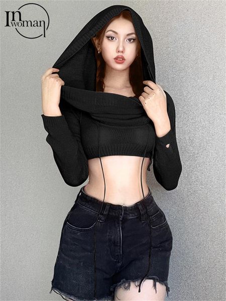 womens hoodies sweatshirts inwoman spring solid knit club outfit for women long sleeve hooded crop female white pullover 230808, Black
womens hoodies sweatshirts inwoman spring solid knit club outfit for women long sleeve hooded crop female white pullover 230808, Black