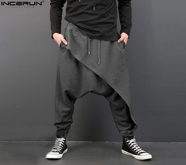 incerun vintage men loose drop crotch drape pants dance baggy trousers men drawstring harem pants men pantalon hombre plus size y11053053, Black
incerun vintage men loose drop crotch drape pants dance baggy trousers men drawstring harem pants men pantalon hombre plus size y11053053, Black