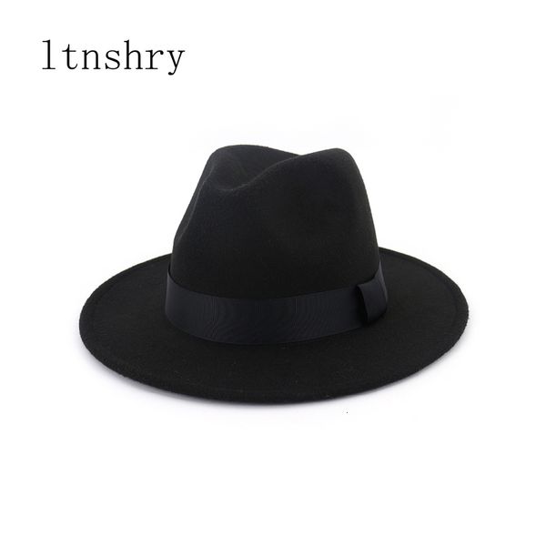 wide brim hats bucket vintage fedora men wool hat witner autumn for woman chapeau black church bowler ladies womens jazz 230808, Blue;gray
wide brim hats bucket vintage fedora men wool hat witner autumn for woman chapeau black church bowler ladies womens jazz 230808, Blue;gray