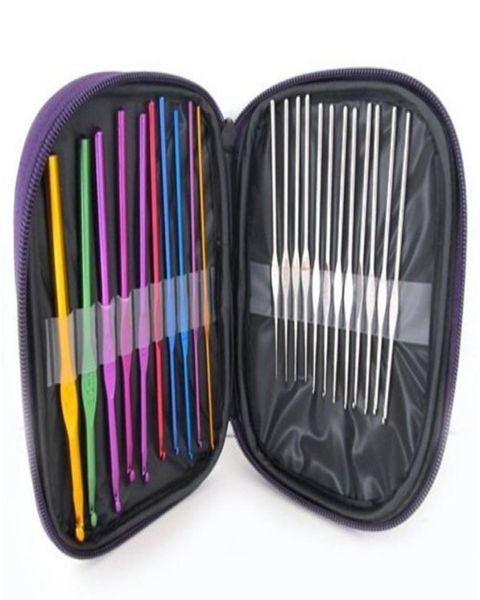22pcsset aluminum crochet hooks needles knit weave stitches knitting craft with case new arrival9680154, Black
22pcsset aluminum crochet hooks needles knit weave stitches knitting craft with case new arrival9680154, Black