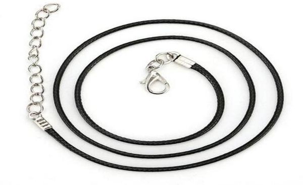 black wax leather necklace beading cord string rope wire 18inch for diy jewelry 200pcs/lot w9*2853126, White;red
black wax leather necklace beading cord string rope wire 18inch for diy jewelry 200pcs/lot w9*2853126, White;red