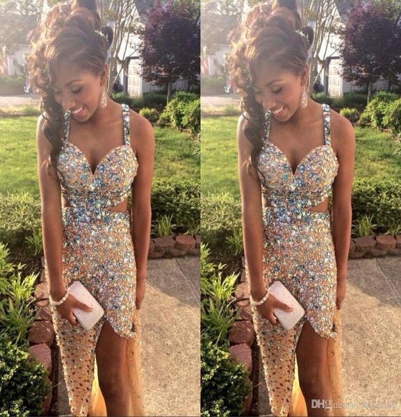 blingbling sparkly prom dresses spaghetti sleeveless beaded crystal mermaid side slit criss cross back pageant evening gowns6372112, Black
blingbling sparkly prom dresses spaghetti sleeveless beaded crystal mermaid side slit criss cross back pageant evening gowns6372112, Black