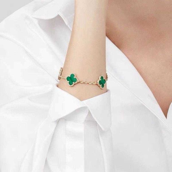 van clover bracelet titanium steel colorful five flowers bracelet delicate double-sided four-leaf clover bracelet high color titanium steel, Golden;silver
van clover bracelet titanium steel colorful five flowers bracelet delicate double-sided four-leaf clover bracelet high color titanium steel, Golden;silver