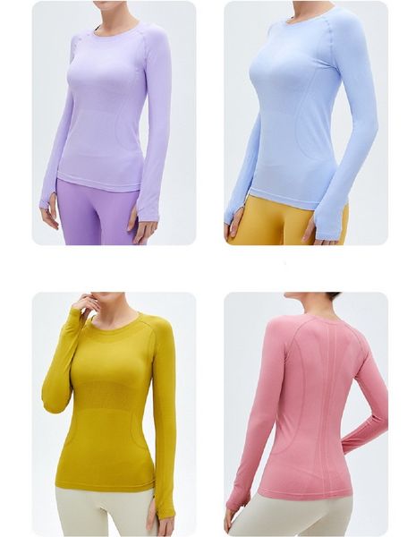 ll women's yoga long sleeve shirt blouse solid color pinstripe 2.0 sports fitness round neck jogging sportswear breathable
ll women's yoga long sleeve shirt blouse solid color pinstripe 2.0 sports fitness round neck jogging sportswear breathable