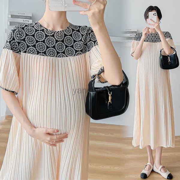 maternity dresses 2324# 2023 summer korean fashion maternity midi dress patchwork pleat loose straight clothes for pregnant women casual pre, White
maternity dresses 2324# 2023 summer korean fashion maternity midi dress patchwork pleat loose straight clothes for pregnant women casual pre, White