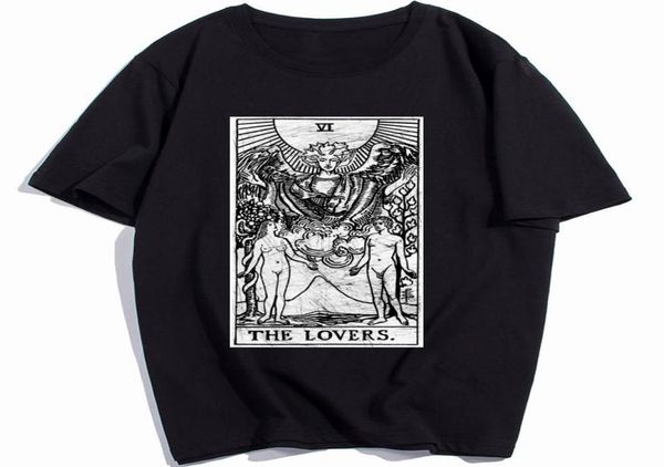 the lovers tarot card major arcana fortune telling occult mens t shirt crazy t shirt cotton printing4230235, White;black
the lovers tarot card major arcana fortune telling occult mens t shirt crazy t shirt cotton printing4230235, White;black