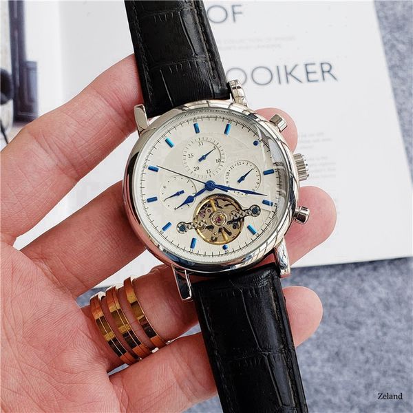 45mm mens watches movement mechanical pilot watch all dial work wristwatch leather strap stainless steel case waterproof clock montre de lux, Slivery;black
45mm mens watches movement mechanical pilot watch all dial work wristwatch leather strap stainless steel case waterproof clock montre de lux, Slivery;black