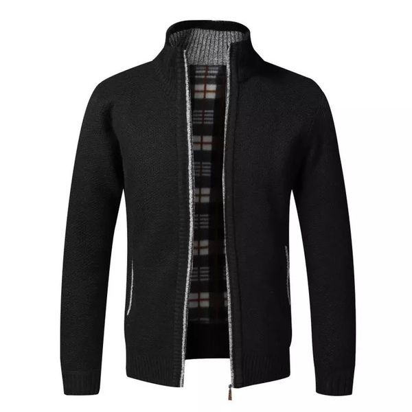 men's sweaters autumn winter warm cardigan men fleece zipper sweaters jackets mens slim fit knitted sweatercoat thick cardigan sweater, White;black
men's sweaters autumn winter warm cardigan men fleece zipper sweaters jackets mens slim fit knitted sweatercoat thick cardigan sweater, White;black