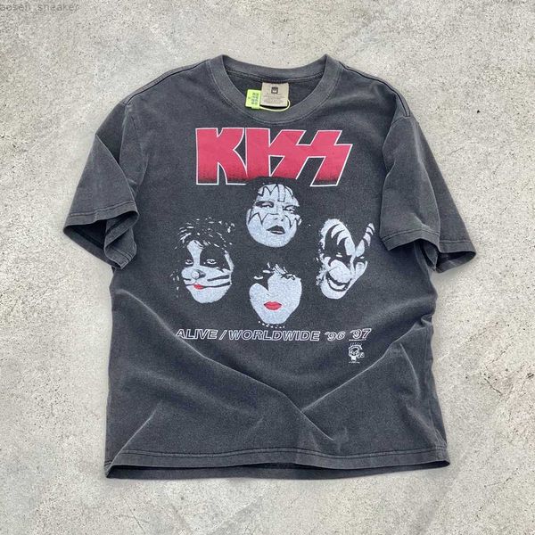 leisure brand rock kiss band loose vintage men oversize streetwear tee comfortable t-shirt personalized, White;black
leisure brand rock kiss band loose vintage men oversize streetwear tee comfortable t-shirt personalized, White;black