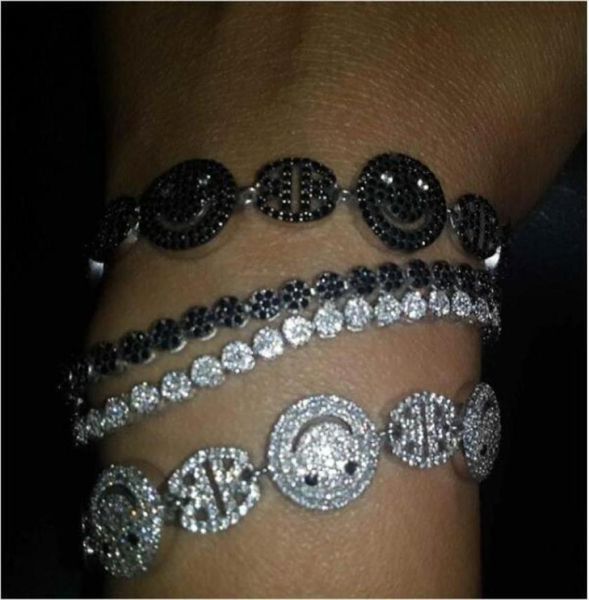 link chain sparking bling jewelry prong setting tiny cubic zirconia cz zircon crystal happy face teen girl adjustable bracelets f12165453, Black
link chain sparking bling jewelry prong setting tiny cubic zirconia cz zircon crystal happy face teen girl adjustable bracelets f12165453, Black