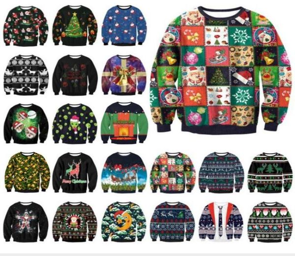 3d christmas deer snowman christmas gift santa claus patterned ugly sweater and sweaters blouses for men women pullover4836254, White;black 
3d christmas deer snowman christmas gift santa claus patterned ugly sweater and sweaters blouses for men women pullover4836254, White;black