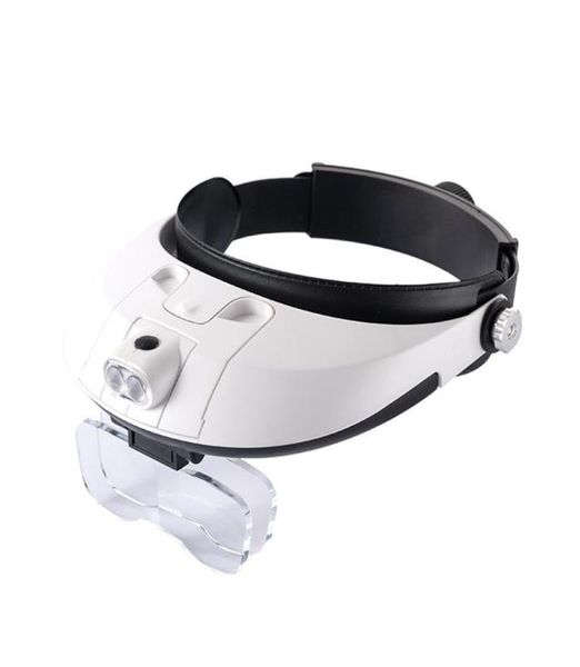 headmounted repair magnifying glasses hd lens with 2led lights reading precise eyeglasses jewelry loupe appraisal watch tool303h8450064
headmounted repair magnifying glasses hd lens with 2led lights reading precise eyeglasses jewelry loupe appraisal watch tool303h8450064