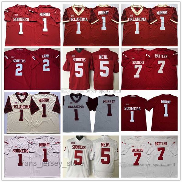 ncaa oklahoma sooners college football jersey 1 kyler murray college 2 ceedee lamb 7 spencer rattler 5 durron neal stitched, Black
ncaa oklahoma sooners college football jersey 1 kyler murray college 2 ceedee lamb 7 spencer rattler 5 durron neal stitched, Black