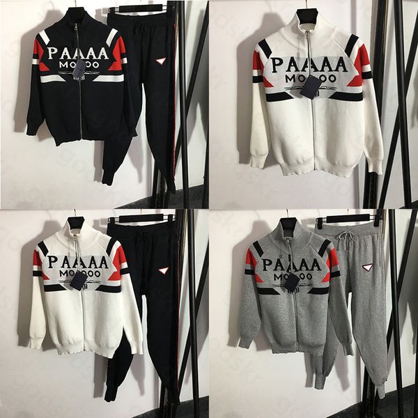 striped women coat pants print zipper jacket triangle letter sweatpants casual hoodie trousers sports set, Gray
striped women coat pants print zipper jacket triangle letter sweatpants casual hoodie trousers sports set, Gray