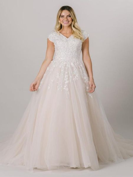 2021 champagne modest wedding dresses cap sleeves v neck buttons beaded lace lds bridal gowns country religious bride dress8905535, White
2021 champagne modest wedding dresses cap sleeves v neck buttons beaded lace lds bridal gowns country religious bride dress8905535, White