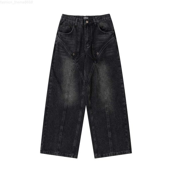 high street washed vintage baggy jeans for men straight casual denim trousers oversized cargo pants, Blue
high street washed vintage baggy jeans for men straight casual denim trousers oversized cargo pants, Blue