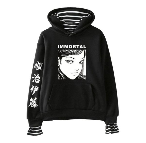 horror comic junji ito hoodies women men fake two piece hooded sweatshirt harajuku streetwear hip hop pullover hooded jacket8372395, Black
horror comic junji ito hoodies women men fake two piece hooded sweatshirt harajuku streetwear hip hop pullover hooded jacket8372395, Black