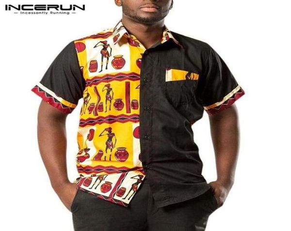 african men shirt short sleeve summer streetwear print patchwork lapel dashiki casual shirts fashion camisa incerun s5xl men0392703986, White;black
african men shirt short sleeve summer streetwear print patchwork lapel dashiki casual shirts fashion camisa incerun s5xl men0392703986, White;black