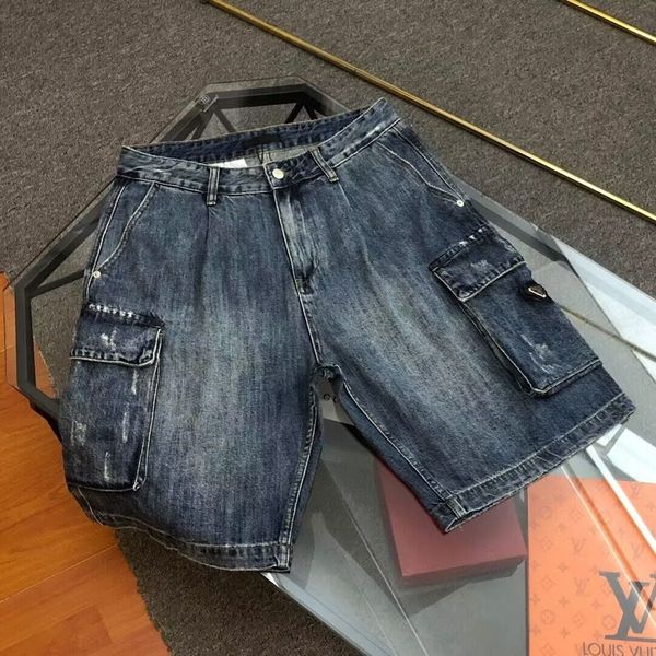 2023 summer pants metal logo vintage washed denim shorts work wear men and women made broke old multi pocket loose shorts, White;black
2023 summer pants metal logo vintage washed denim shorts work wear men and women made broke old multi pocket loose shorts, White;black