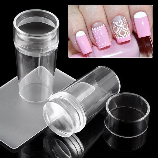 2.8cm nail art stamper stamping silicone head with cap jelly clear transparent template manicure set transfer tools, White
2.8cm nail art stamper stamping silicone head with cap jelly clear transparent template manicure set transfer tools, White
