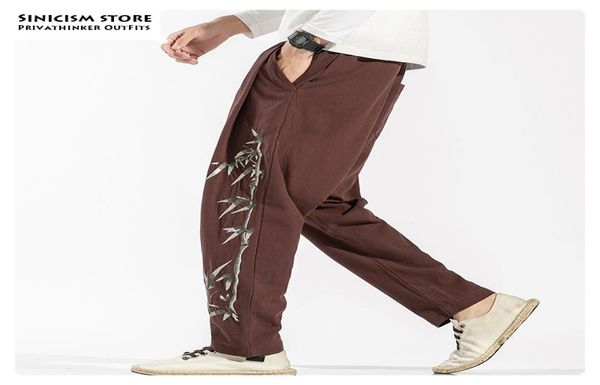 sinicism store men 2019 bamboo embroidery loose harem pants mens chinese style trousers male anklelength pants 5xl7204134, Black
sinicism store men 2019 bamboo embroidery loose harem pants mens chinese style trousers male anklelength pants 5xl7204134, Black