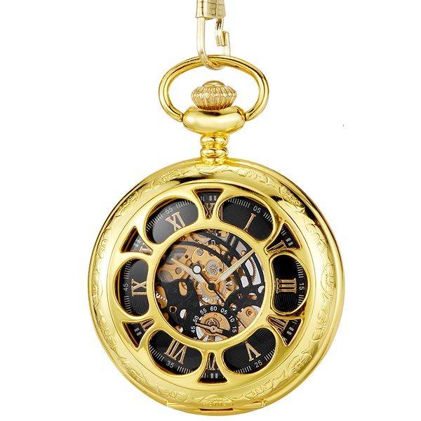 pocket watches mechanical pocket watch vintage skeleton 6 hollow roman numeral reloj fob chain pendant hand-winding men mechanisch zakhorlog, Slivery;golden
pocket watches mechanical pocket watch vintage skeleton 6 hollow roman numeral reloj fob chain pendant hand-winding men mechanisch zakhorlog, Slivery;golden
