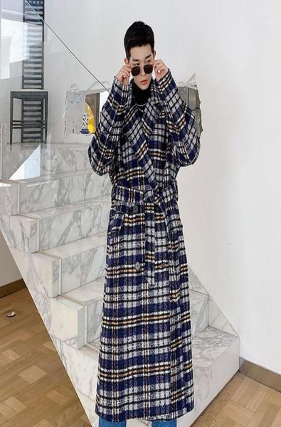 new male vintage casual loose woolen jacket overcoat men double breasted belt thick wool plaid long trench coat outerwear13832775, Black
new male vintage casual loose woolen jacket overcoat men double breasted belt thick wool plaid long trench coat outerwear13832775, Black