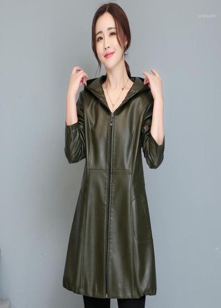 2020 black long leather trench coat women hooded autumn long sleeve plus size women pu leather jacket windbreaker15065336
2020 black long leather trench coat women hooded autumn long sleeve plus size women pu leather jacket windbreaker15065336