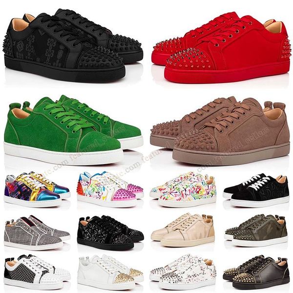 with box 2023 red shoes womens mens bottoms sneakers vintage designer shoes low black green white leather splike rivets loafers plate-forme
with box 2023 red shoes womens mens bottoms sneakers vintage designer shoes low black green white leather splike rivets loafers plate-forme