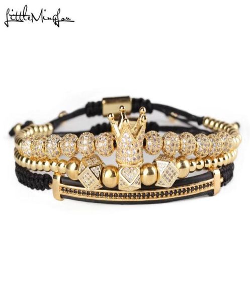 3pcsset gold luxury cz crown charm beads bracelet stacks handmade macrame men bracelets bangles for men jewelry accessories j191674992670, Golden;silver
3pcsset gold luxury cz crown charm beads bracelet stacks handmade macrame men bracelets bangles for men jewelry accessories j191674992670, Golden;silver