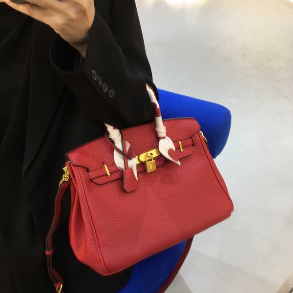 real leather tote bags h ermes brikiss for women advanced fashion bag red spring festival bride wedding large capacity handheld crossb with
real leather tote bags h ermes brikiss for women advanced fashion bag red spring festival bride wedding large capacity handheld crossb with