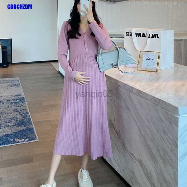 maternity dresses autumn winter fashion knitted maternity long dress v neck a line slim pleated ruffle clothes for pregnant women pregnancy, White
maternity dresses autumn winter fashion knitted maternity long dress v neck a line slim pleated ruffle clothes for pregnant women pregnancy, White