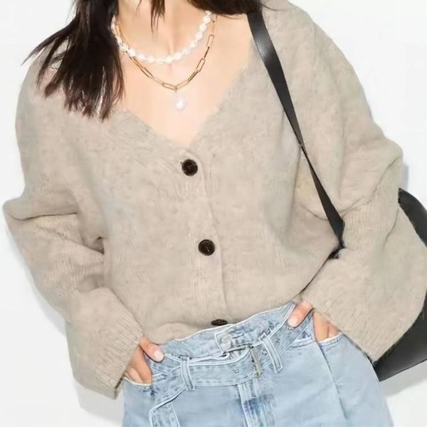 women's sweaters toteme women's european style v-neck cardigan wool coat, White;black
women's sweaters toteme women's european style v-neck cardigan wool coat, White;black