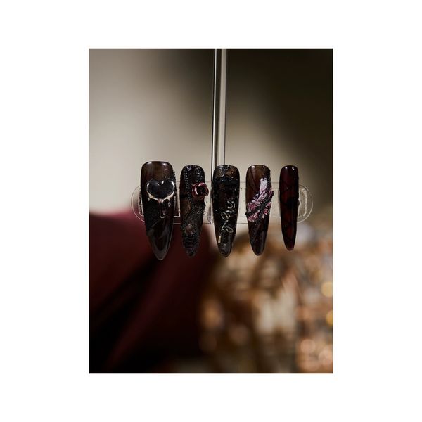 summer banquet series "french vintage nail enhancement gothic dark wind advanced customization pure handmade detachable wearing armor, Red;gold
summer banquet series "french vintage nail enhancement gothic dark wind advanced customization pure handmade detachable wearing armor, Red;gold