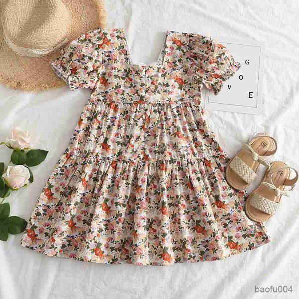girl's dresses gaun katun bayi balita berlipat gaun leher boneka cetak lengan pendek gaun kasual musim panas pakaian anak-anak bunga r2, Red;yellow
girl's dresses gaun katun bayi balita berlipat gaun leher boneka cetak lengan pendek gaun kasual musim panas pakaian anak-anak bunga r2, Red;yellow