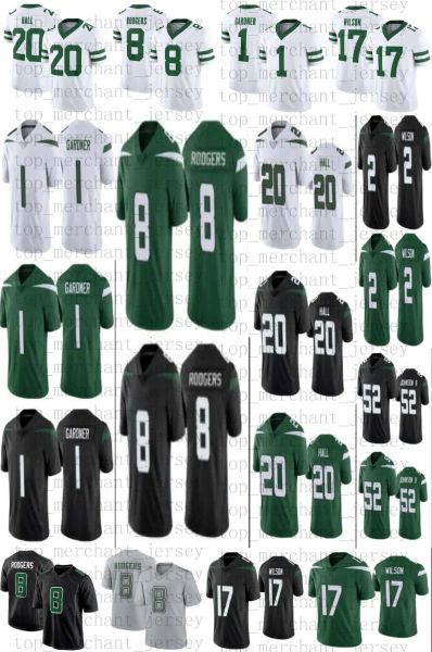 8 aaron rodgers football jersey ahmad sauce gardner garrett wilson zach wilson jetes breece hall jerseys stitched embroidery, Black;red
8 aaron rodgers football jersey ahmad sauce gardner garrett wilson zach wilson jetes breece hall jerseys stitched embroidery, Black;red