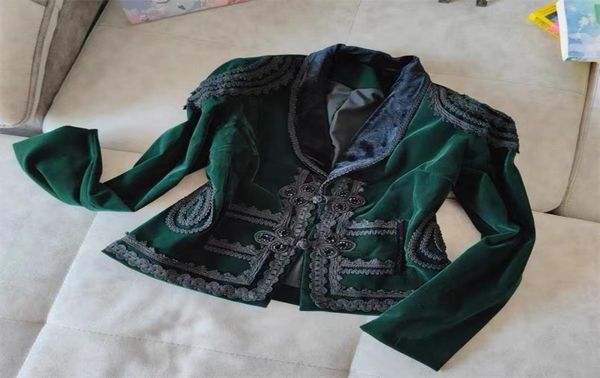 vintage green blazer velvet long sleeve lace short jacket high waist shorts 2 piece set elegant fashion celebrity christmas party 5487167, White;black
vintage green blazer velvet long sleeve lace short jacket high waist shorts 2 piece set elegant fashion celebrity christmas party 5487167, White;black